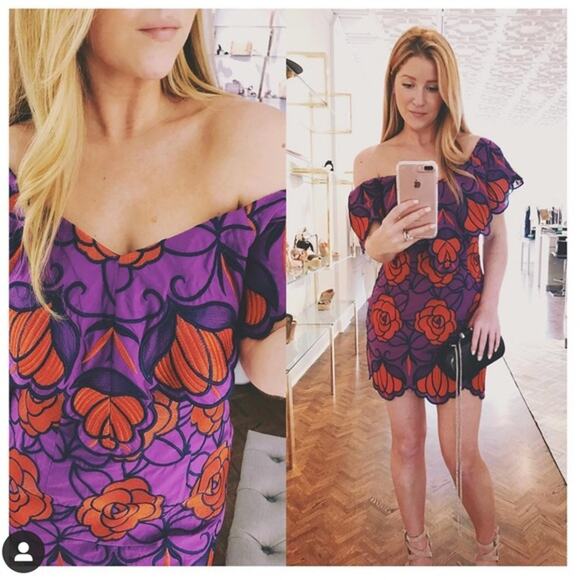 Alice McCall Ms Rose Embroidered Floral Mini Dress Size 6 - Picture 4 of 16